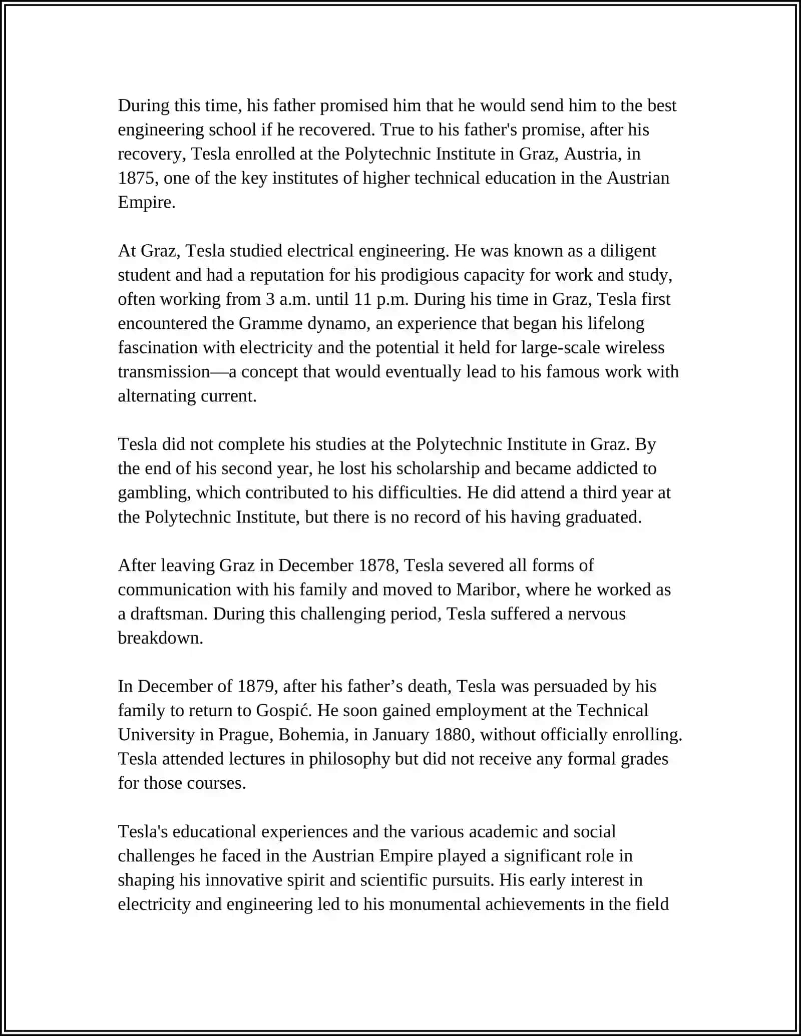 REFERAT Theme: NIKOLA TESLA 4