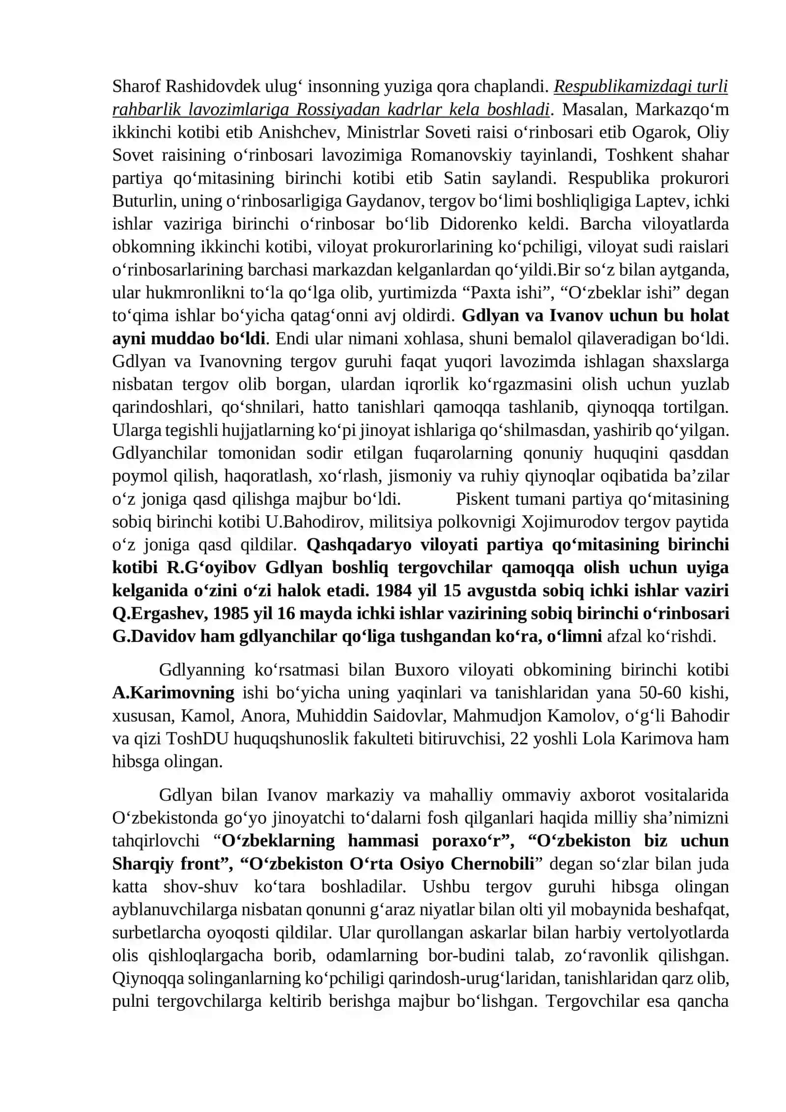 O‘zbekistondagi ijtimoiy-siyosiy jarayonlar 4