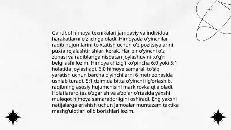 Gandbolda Hujum Texnikalari 4
