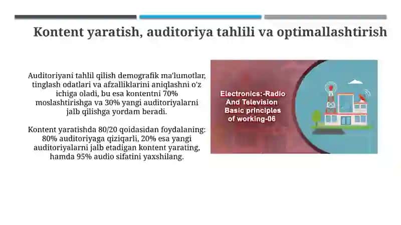 Zamonaviy radioeshittirish 4