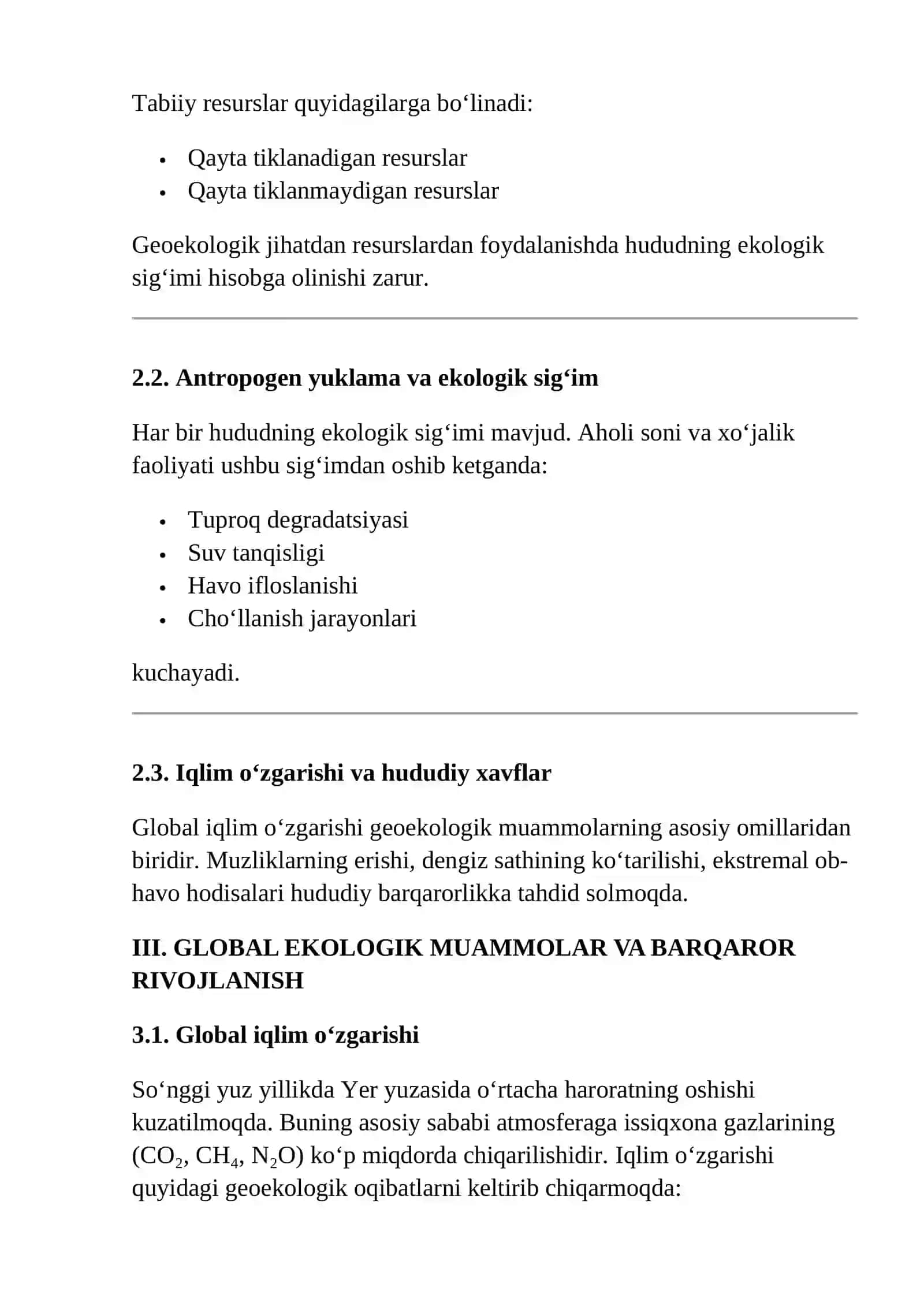 BARQAROR RIVOJLANISHNING GEOEKOLOGIK JIHATLARI 4