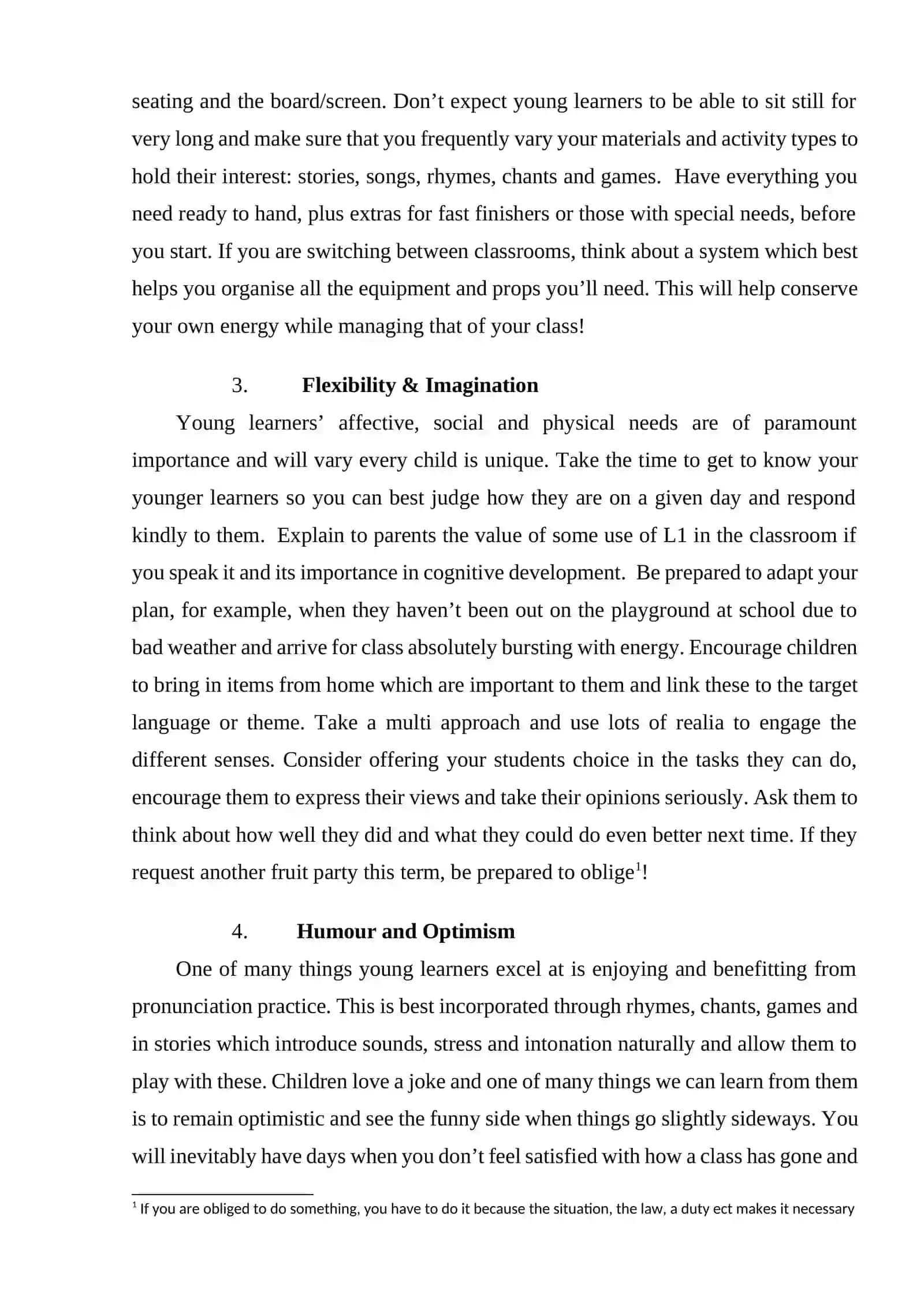 Teaching basic speaking skills in English to Young Learners 4