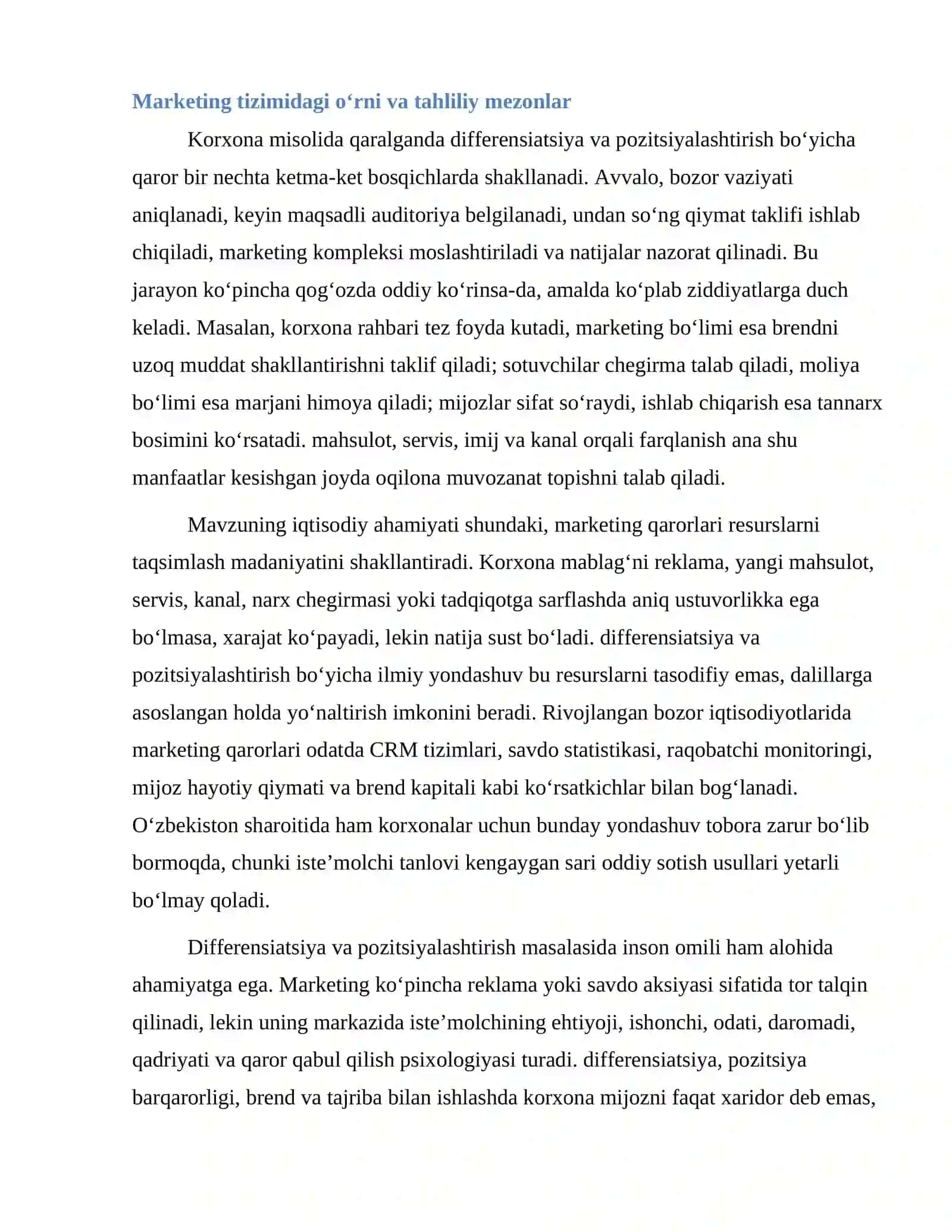 Differensiatsiya va pozitsiyalashtirish 4