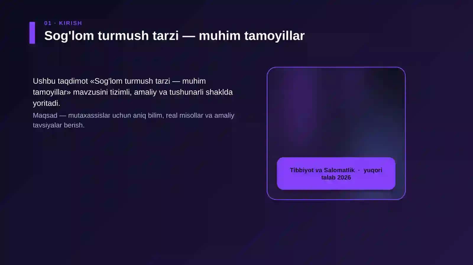 Sog'lom turmush tarzi — muhim tamoyillar 4
