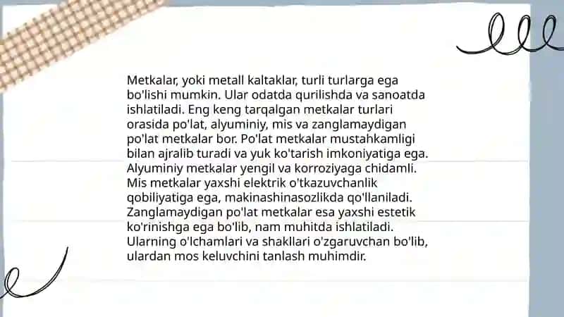 Metallar klassifikatsiyasi tarixi 4