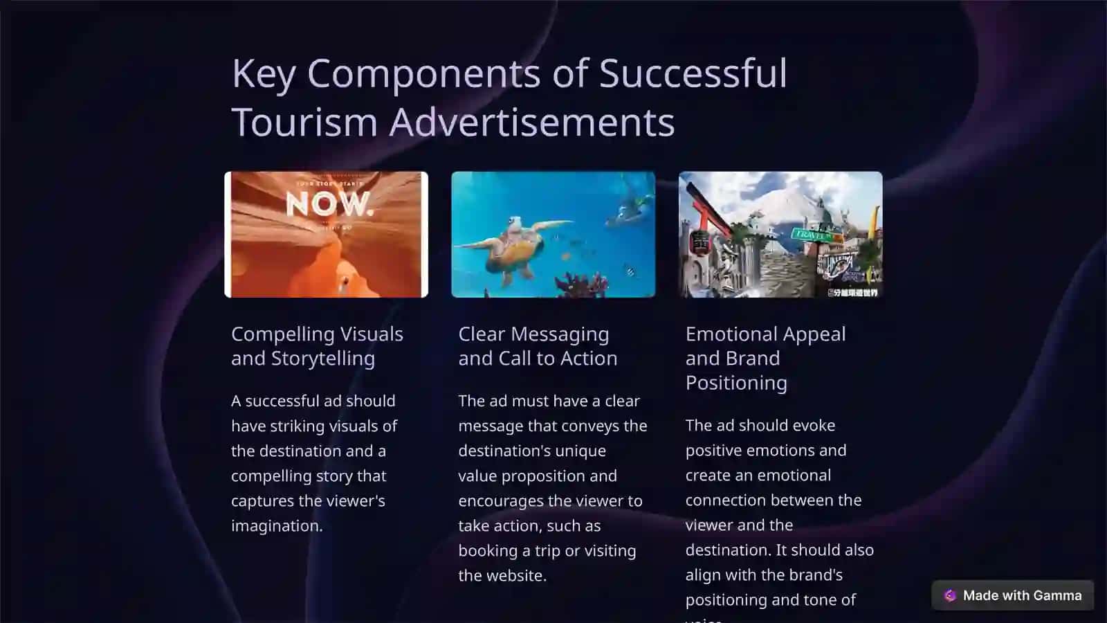 Advertising in Tourism and the Process of its Creation 4