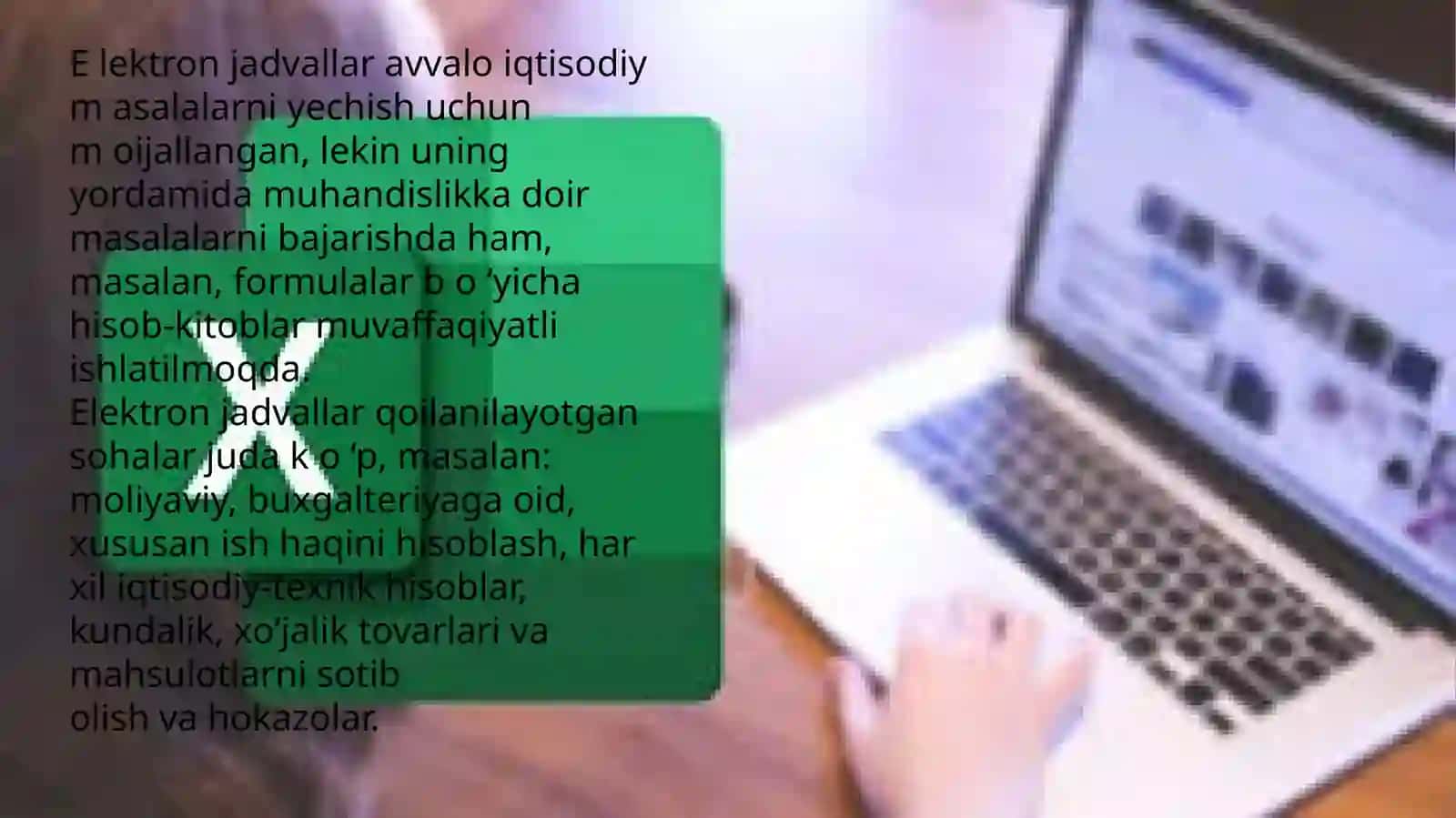 Microsoft Excel dasturi haqida 4