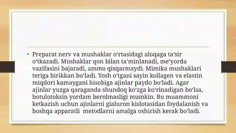 zamonaviy kosmetologiya mustaqil ish 4
