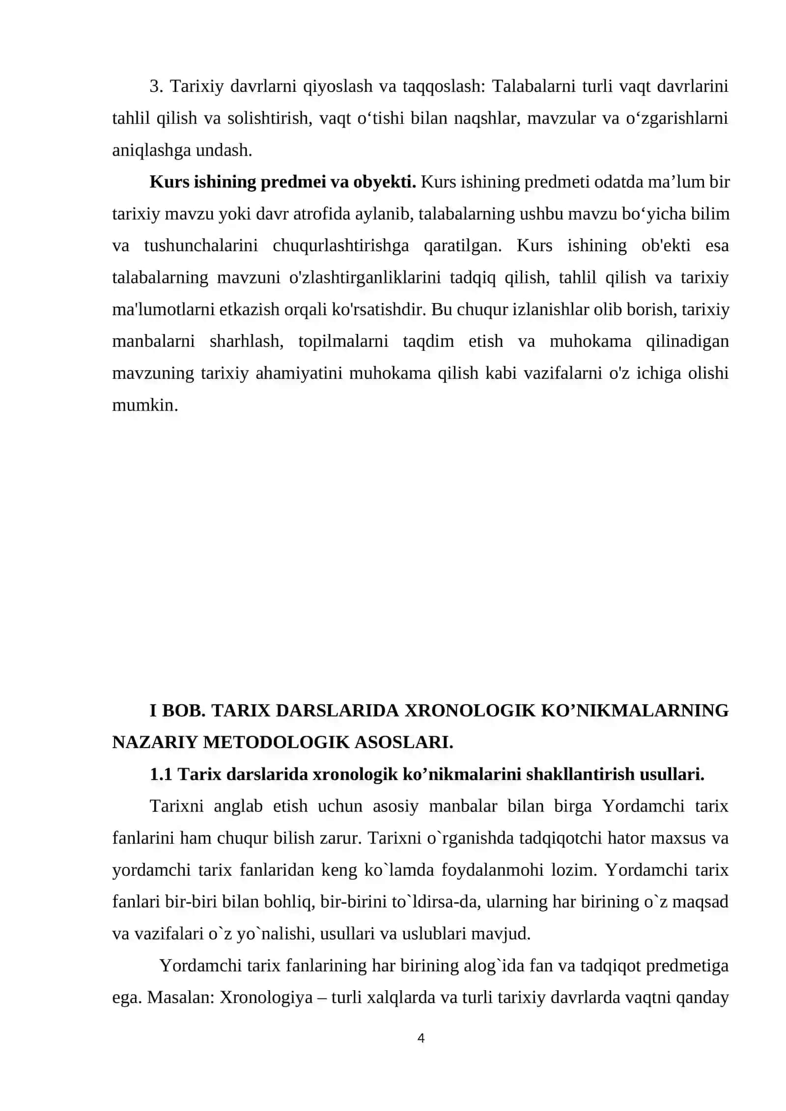 Kurs ishi na'muna 4