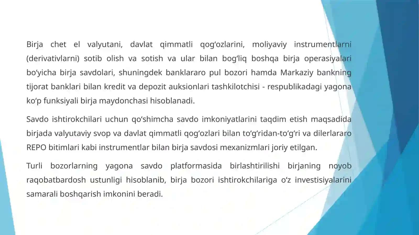 O’zbekiston Respublikasi Valyuta Birjasi 4