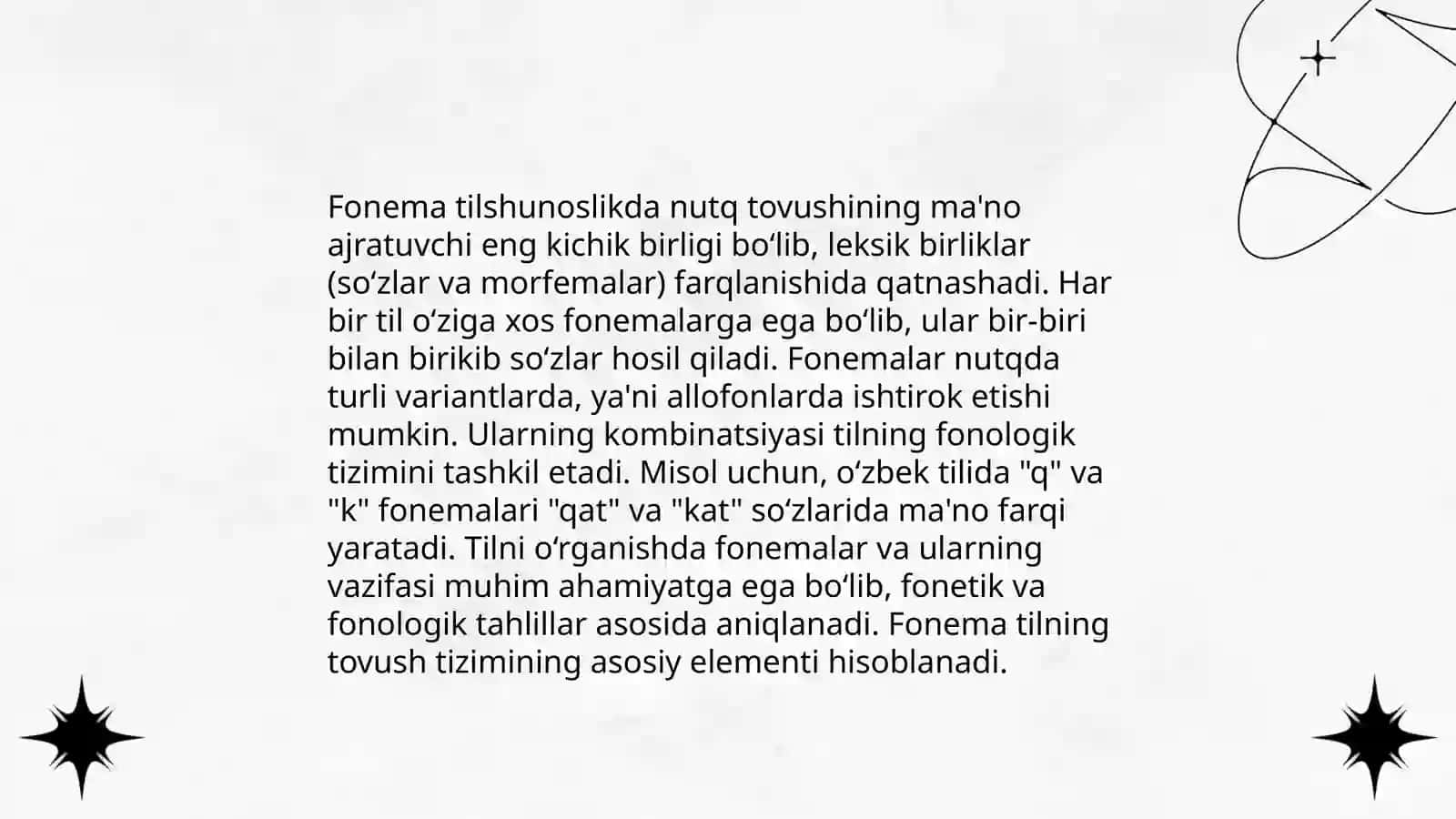 Til birliklari va ularning ta'rif va tavsiflari 4