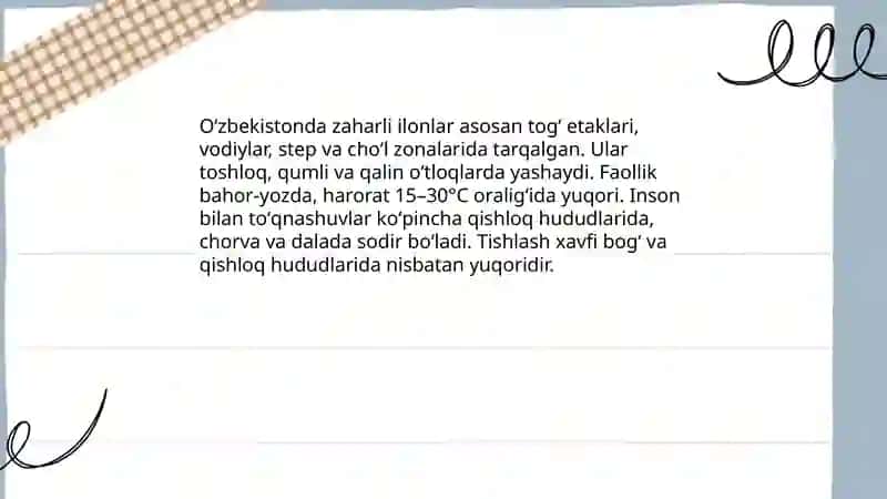 Zaharli ilonlar: turlari va xususiyatlari 4