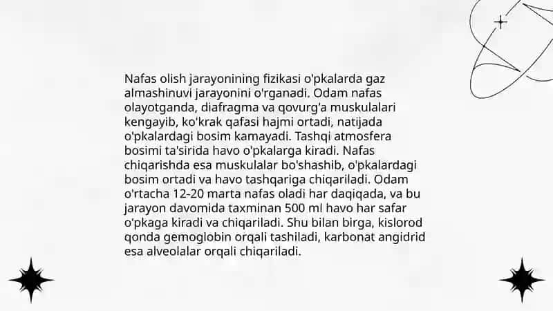 Nafas olish sistemasining fizikasi 4