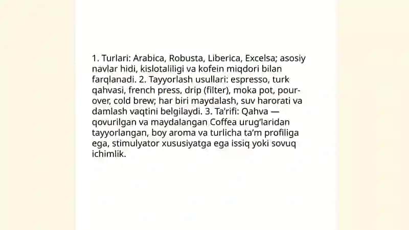 Issiq va yaxna ichimliklar 4