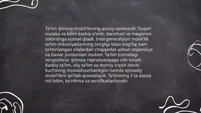 Ijtimoiy jarayonlar va ta'lim 4