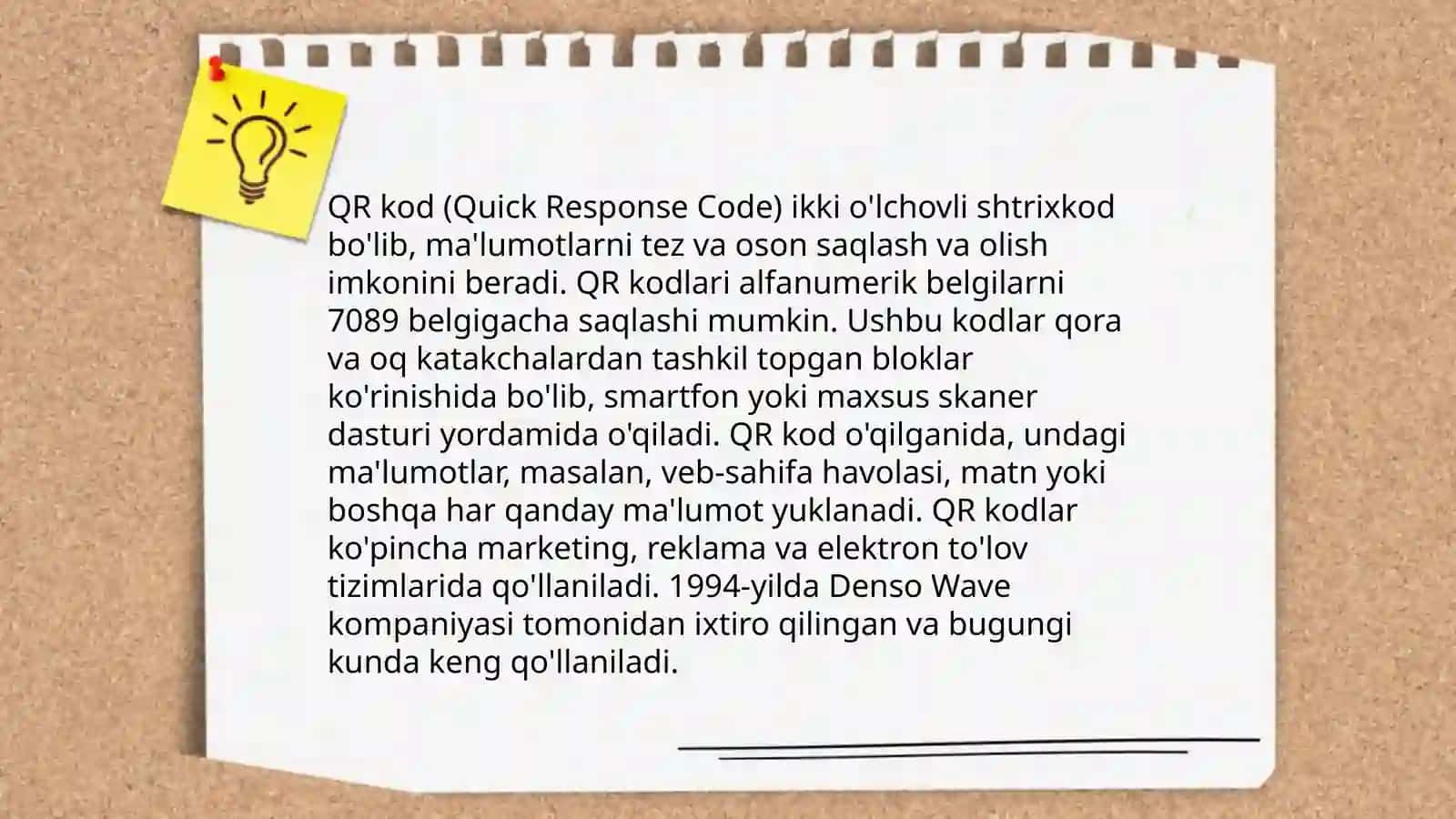 QR kod yaratish va undan foydalanish 4