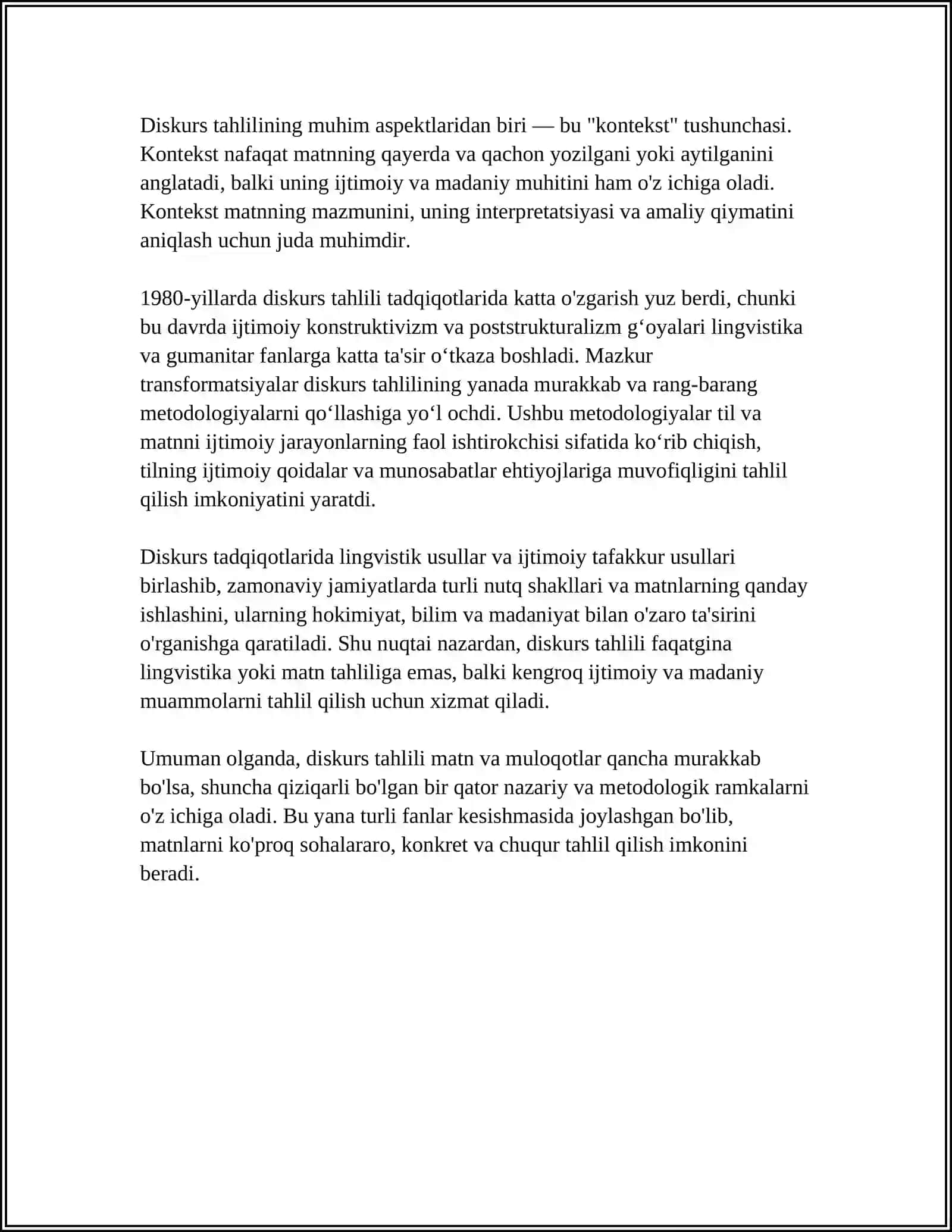 DISKURS ANALIZI 4
