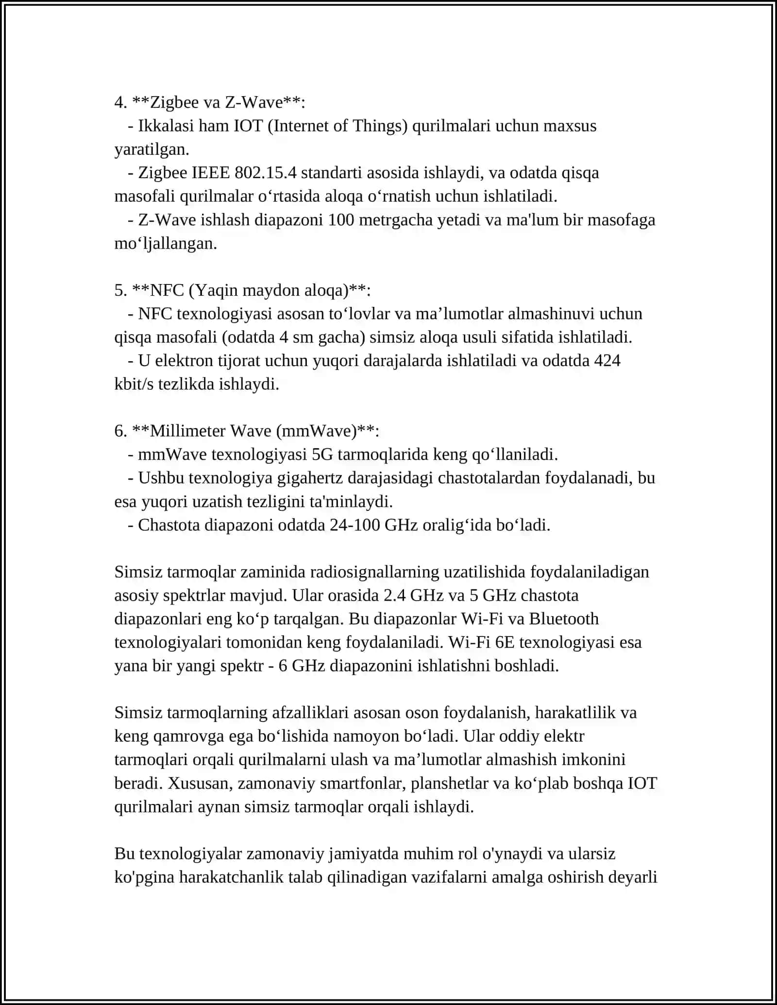 SIMSIZ TIZIMLAR 4