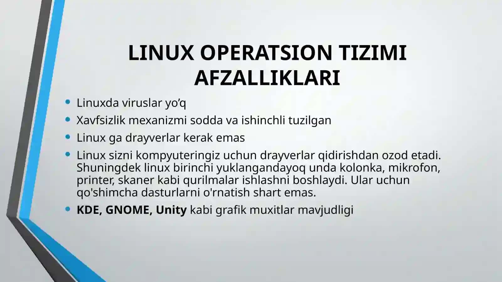 Linux Operatsion Tizimi Afzalliklari 4