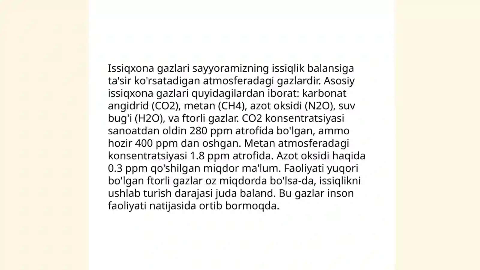 Issiqxona effekti 4