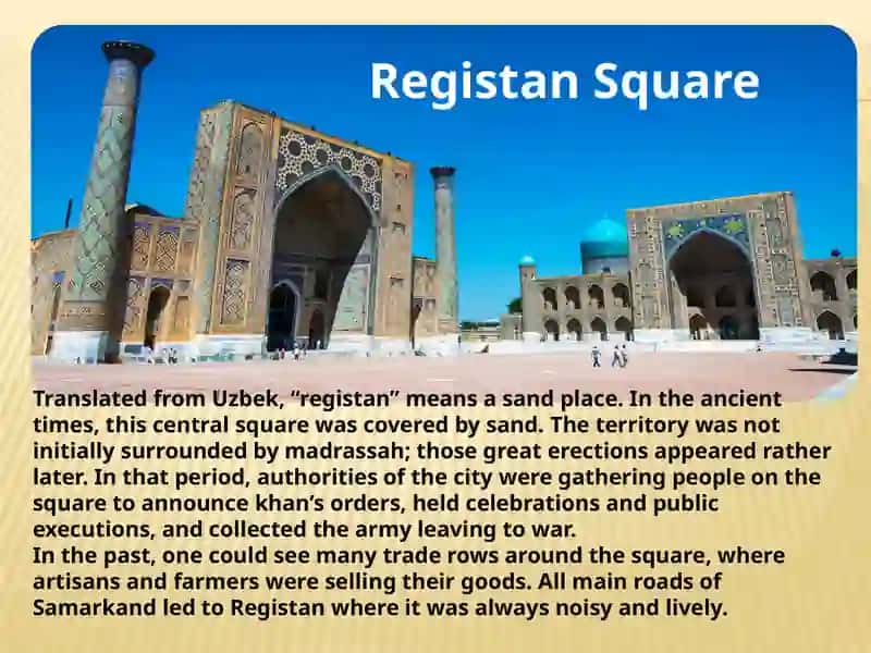 Historical places of Uzbekistan 4