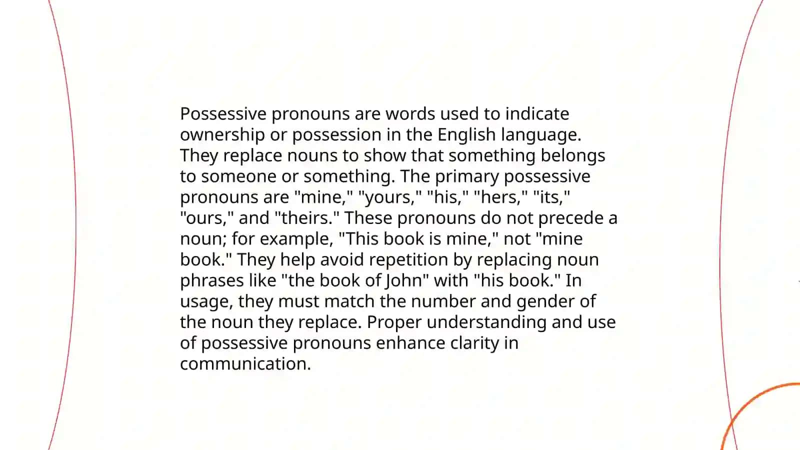 Personal and Possessive Pronouns 4