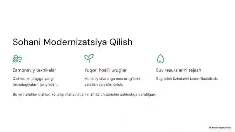 Agrar Siyosatning Asosiy Yo'nalishlari 4