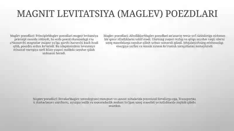 Magintlar.Texnika Va Sanoatda Ishlatilish 4
