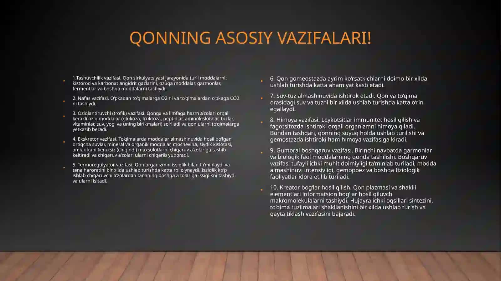 QON O’RNINI BOSUVCHI ERITMALAR 4