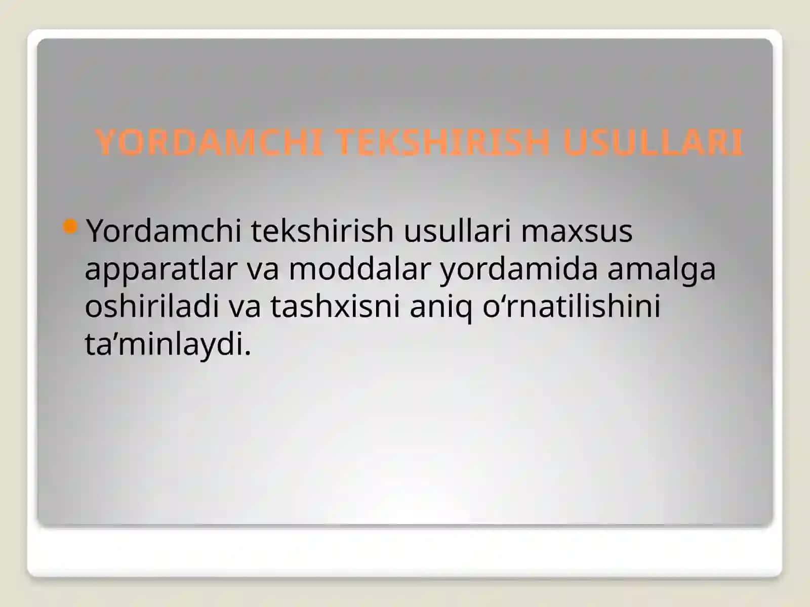 Bolalarda rentgen, EOD, termodiagnostika, allergik va bakteriologik tekshiruvlar uchun yordamchi tek 4