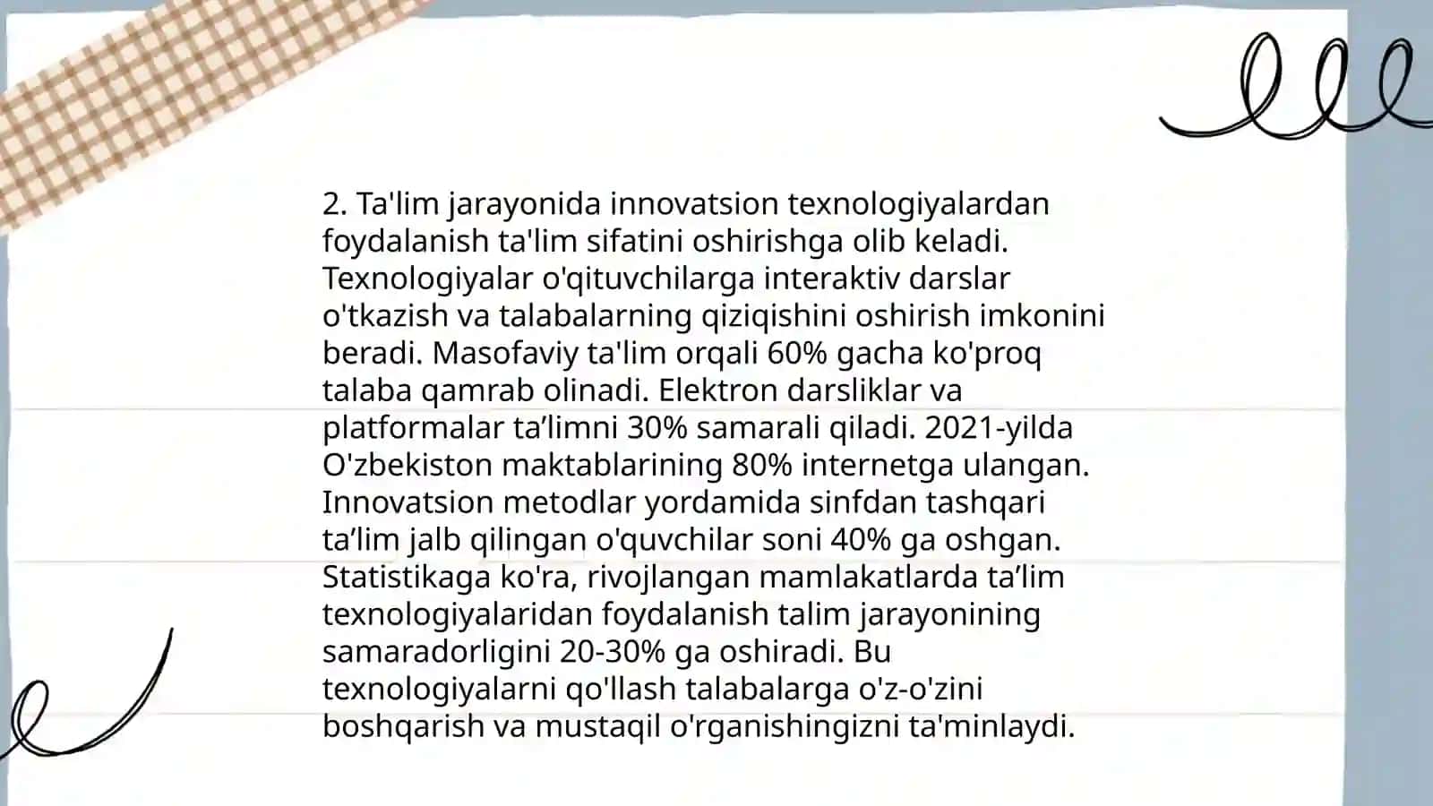 Maxsus fanlarni o'qitish uslublari 4