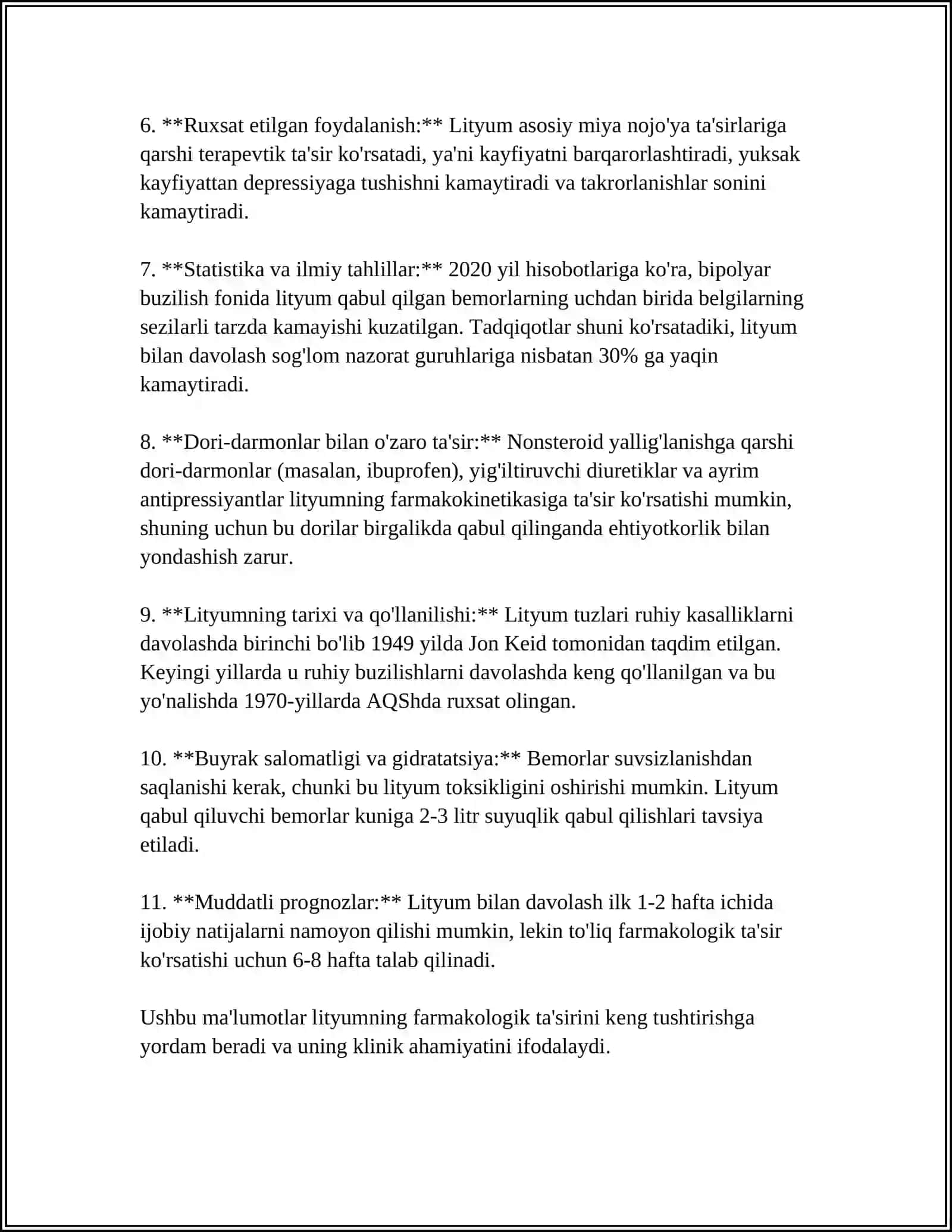 LITIY TUZLARI.SEDATIV VOSITALAR 4