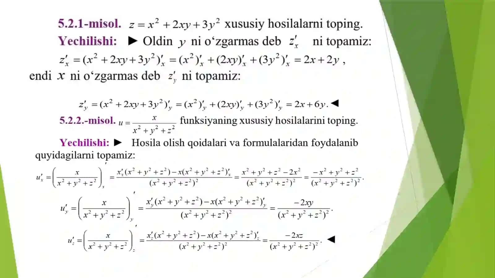 hisob  (Calculus) 4