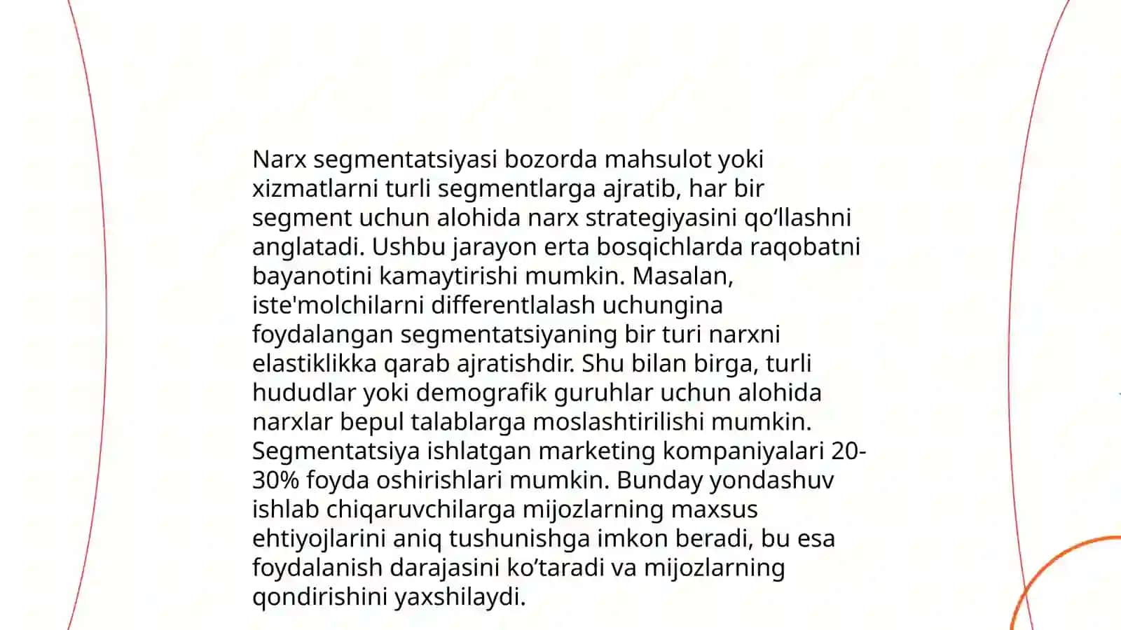 Narx bo‘yicha strategik qarorlar 4