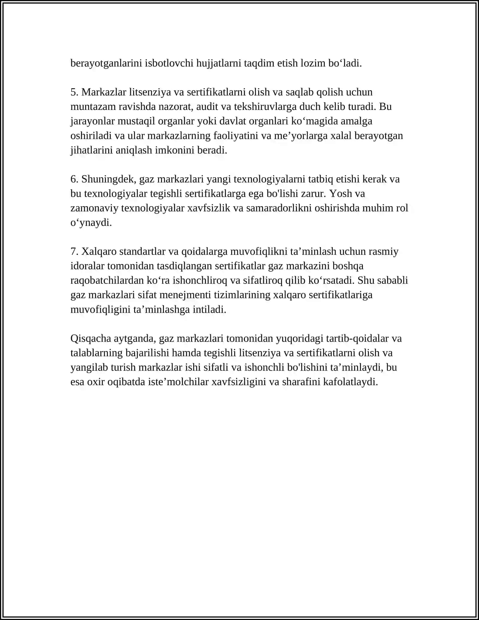 ENG SIFATLI GAZ MARKAZI QANDAY ANIQLANADI 4