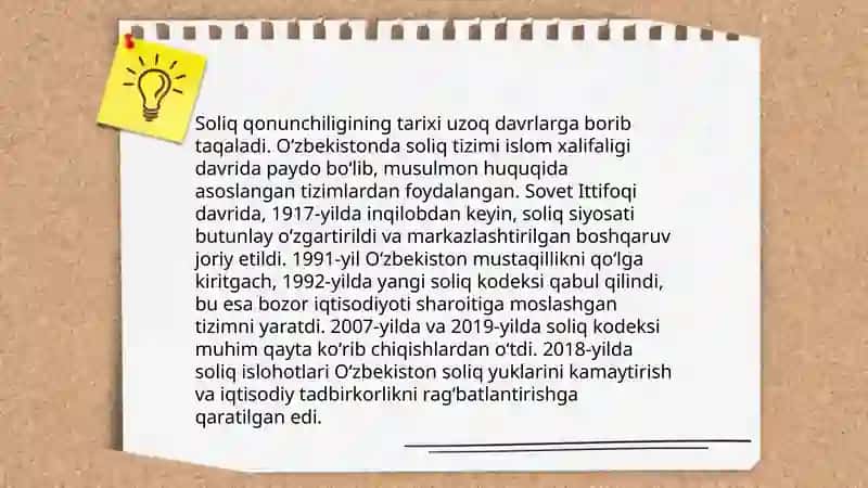 Soliq qonunchiligining huquqiy asoslari 4