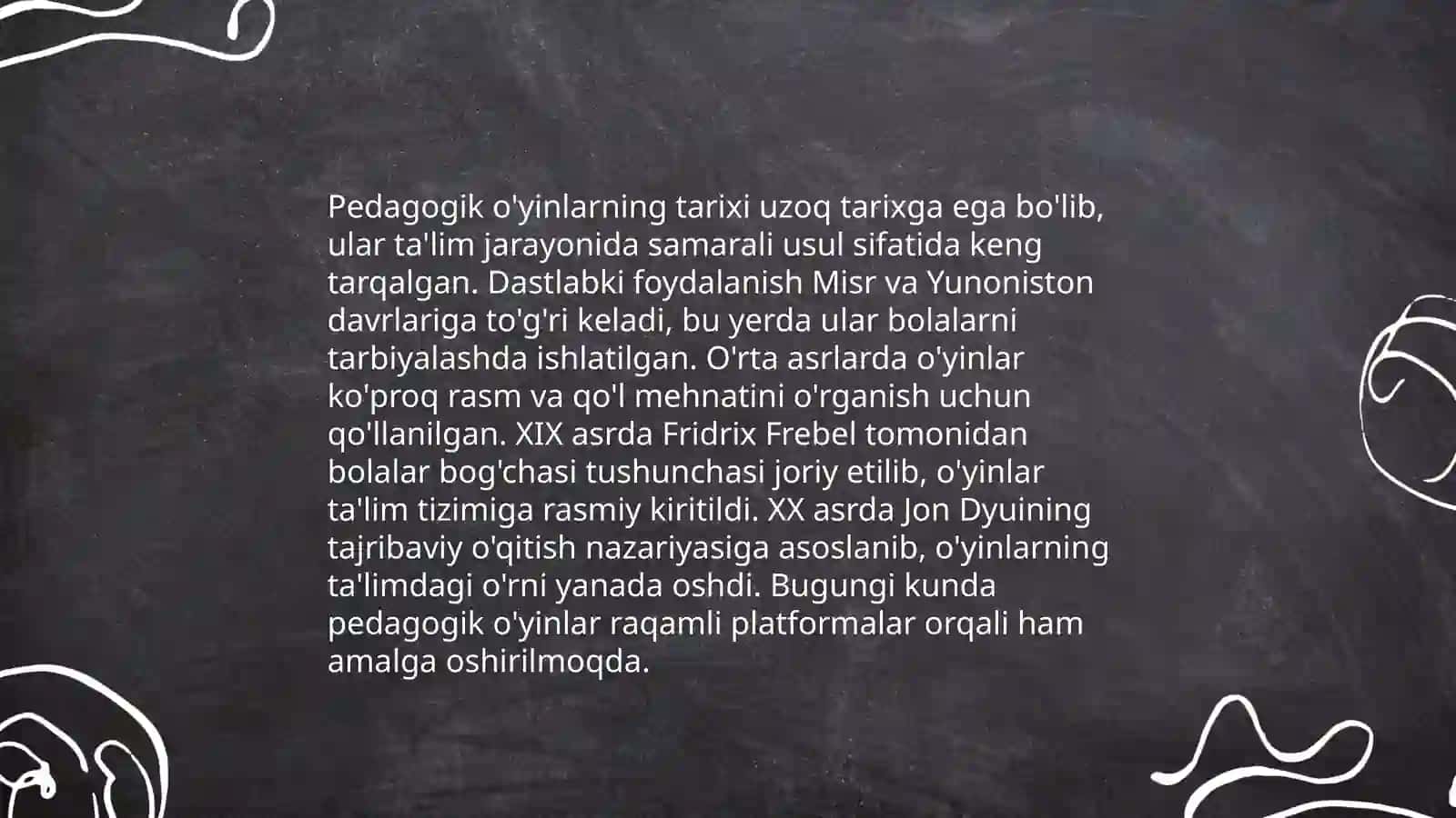 Pedagogik o'yinlar va ularning turlari 4