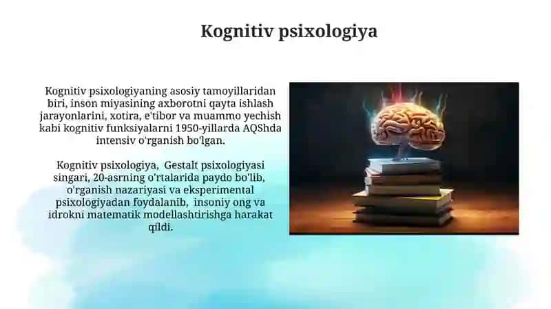 Psixologik Maktablarning Taqqoslashi 4