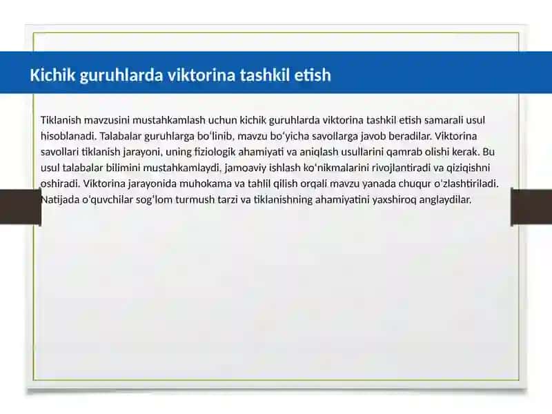 Tiklanish holati tushunchasi 4