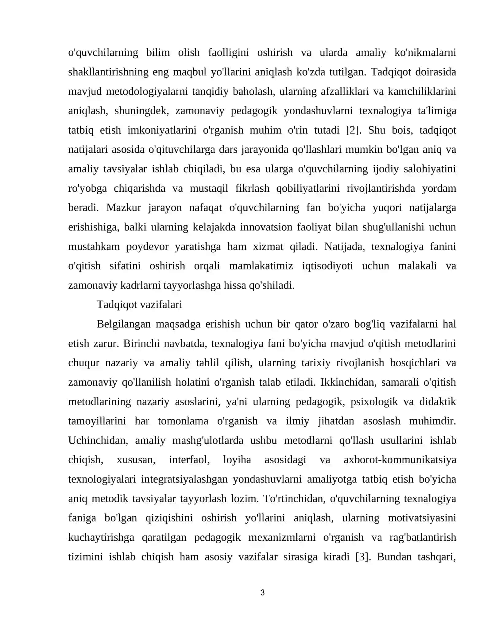 Texnalogiya fanida õqitish metodlari 4