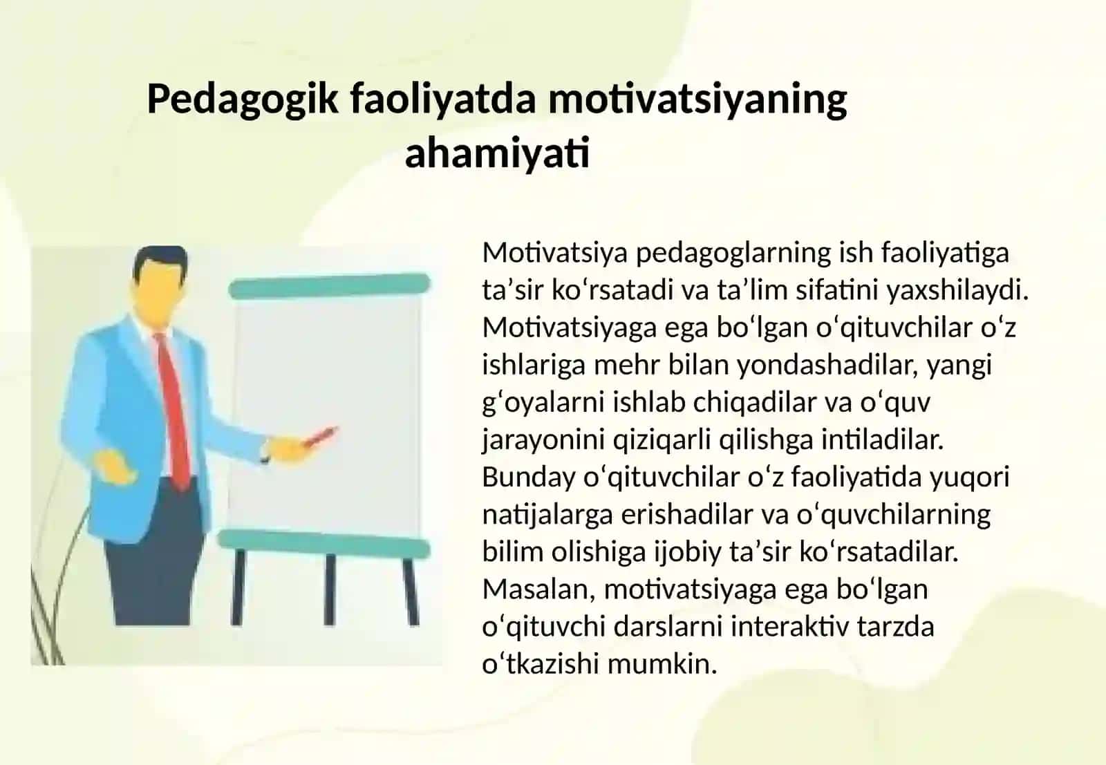 Pedagogik faoliyatda kasbiy motivatsiyani rivojlantirish 4