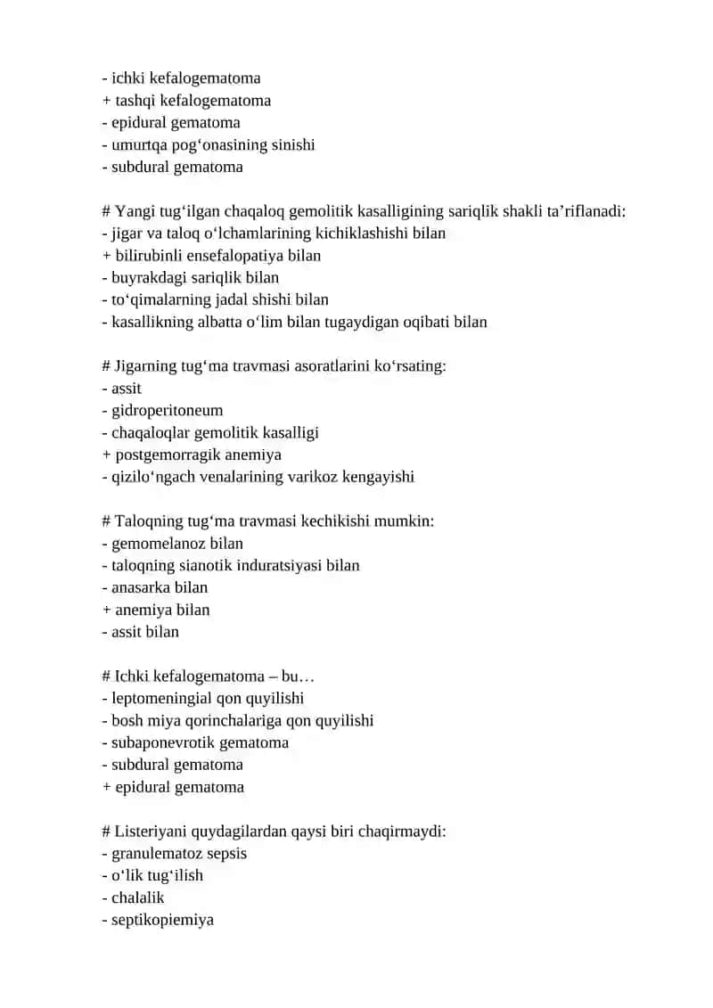 Chaqaloqlar va Bolalar Kasalliklari 4