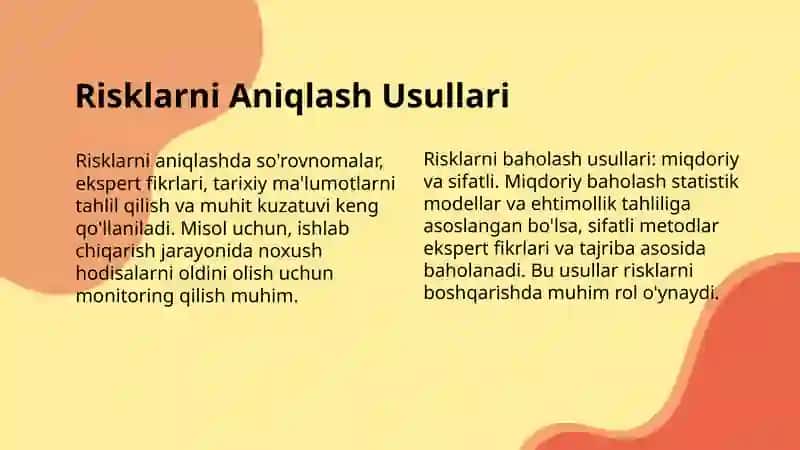 Risklarni boshqarish va ularni sug’urtalash 4