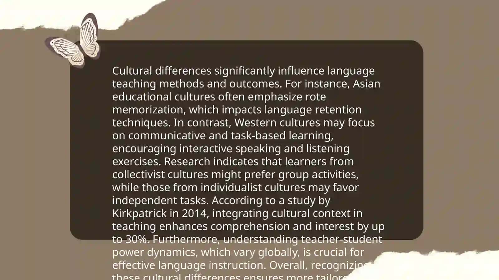 When the teacher is not a native speaker 4