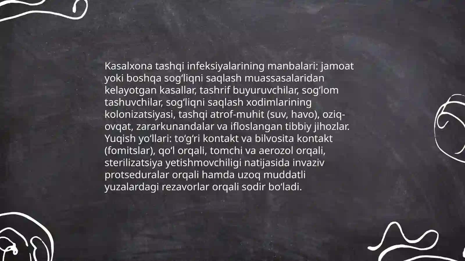 Kasalxona ichi va kasalxona tashqi infeksiyasi 4