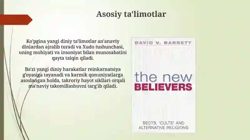 Yangi diniy talimot va sektalar 4