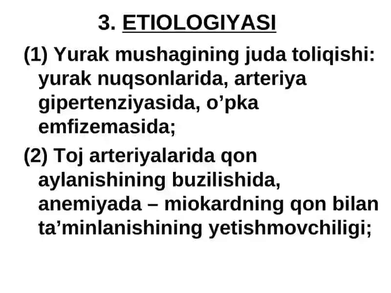 SURUNKALI YURAK YETISHMOVCHILIGI 4