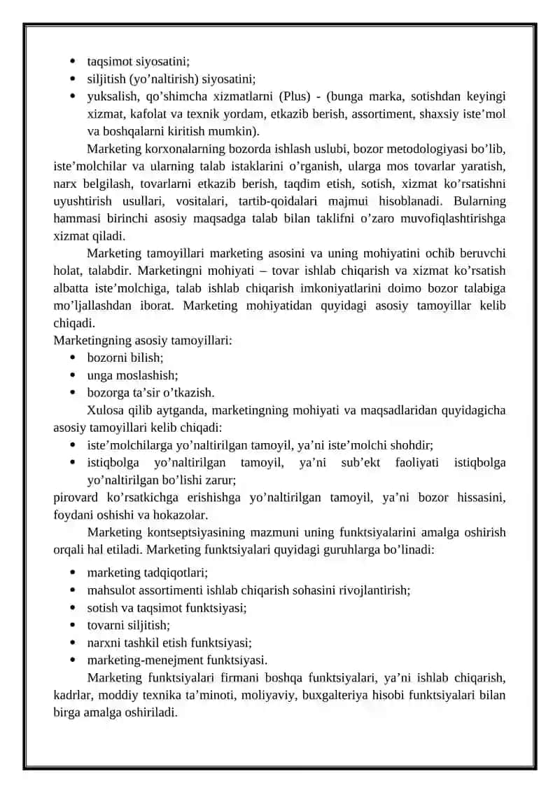 Marketingning ahamiyati 4