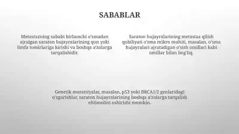 Teri metastatik shikastlanishlari 4
