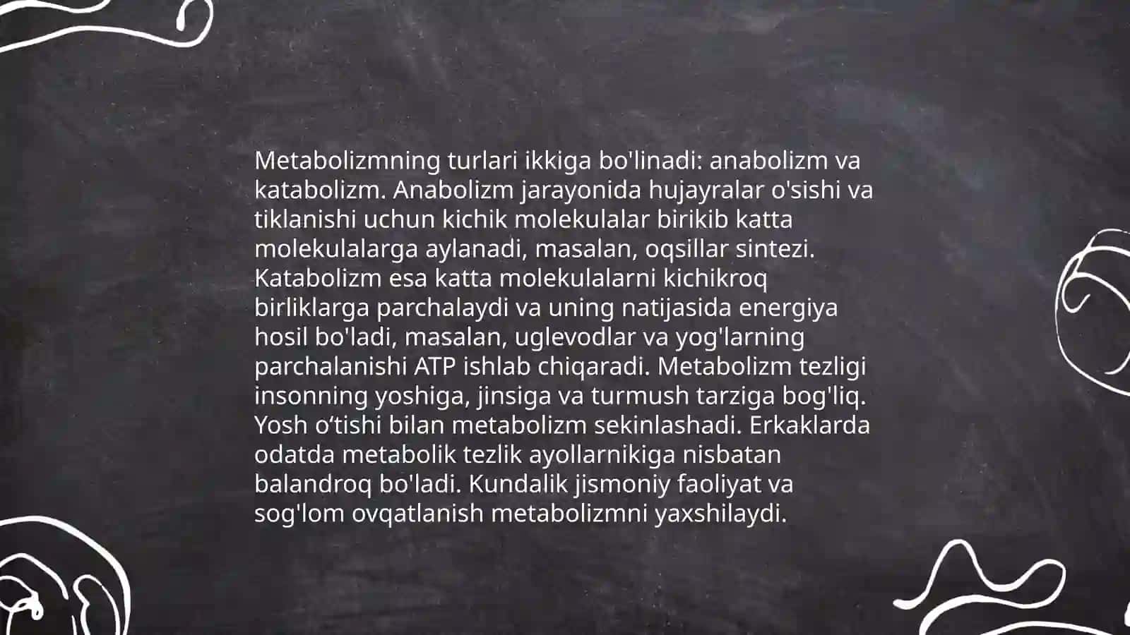Modda almashinuv jarayonlarining boshqarilishi 4